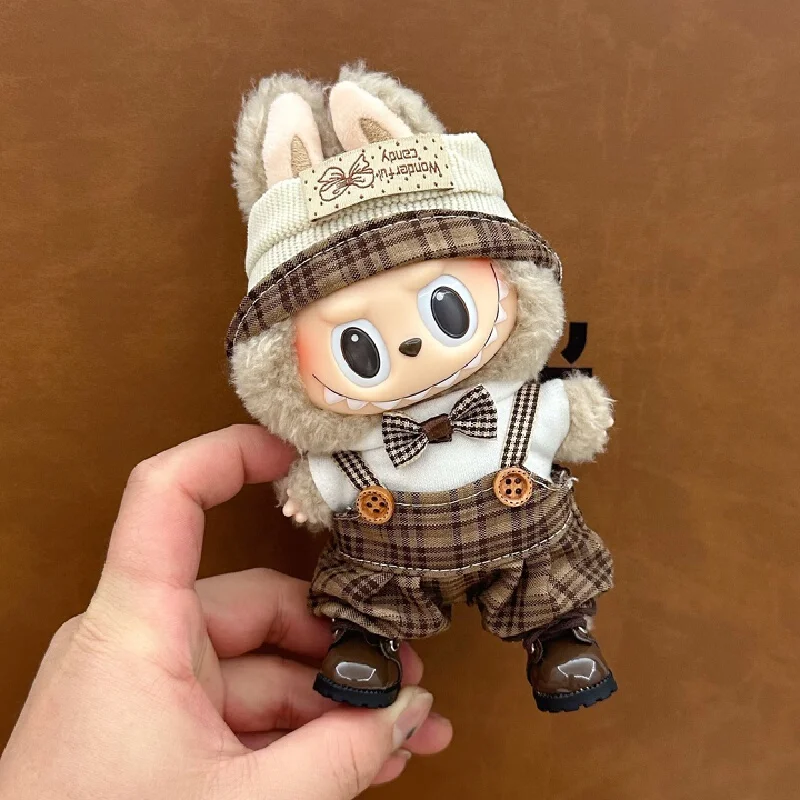 Labubu Baby Clothes 17cm Labubu Cloth Clothes Blind Box Doll Skirt Set Cute Dress Changing Toys Cross border Wholesale - Image 2